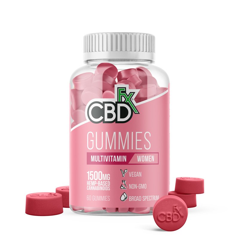 cbdfx multivitamin cbd gummies women 1500mg