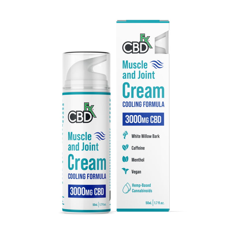 CBDfx Muscle Joint CBD Cream Cooling Formula 3000mg
