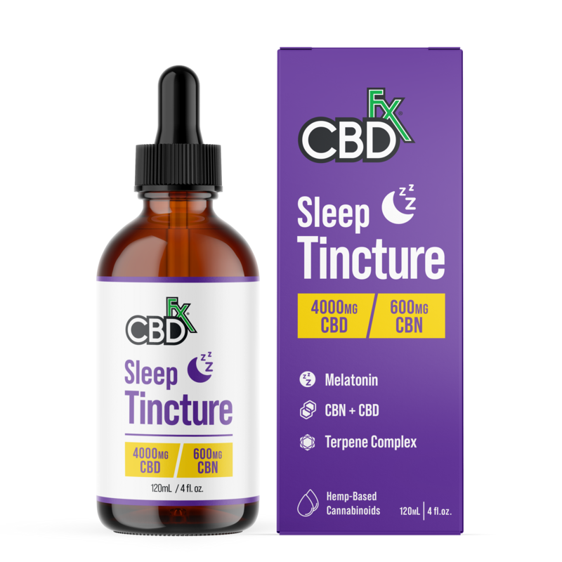 CBDfx Sleep Tincture Melatonin CBD Oil 4000mg