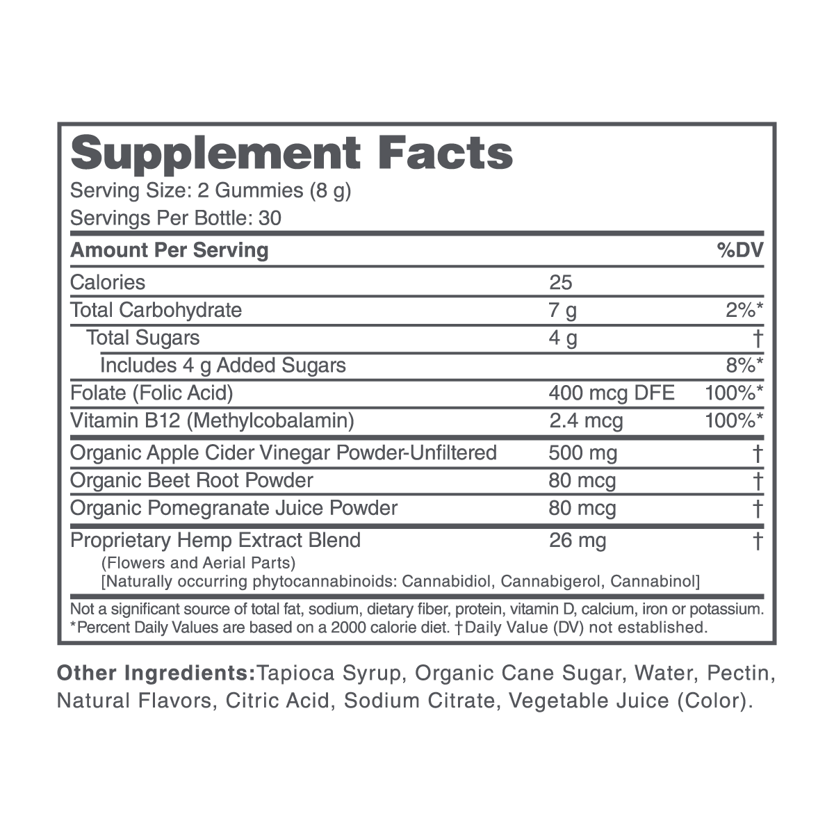 cbdMD Apple Cider Vinegar CBD Gummies