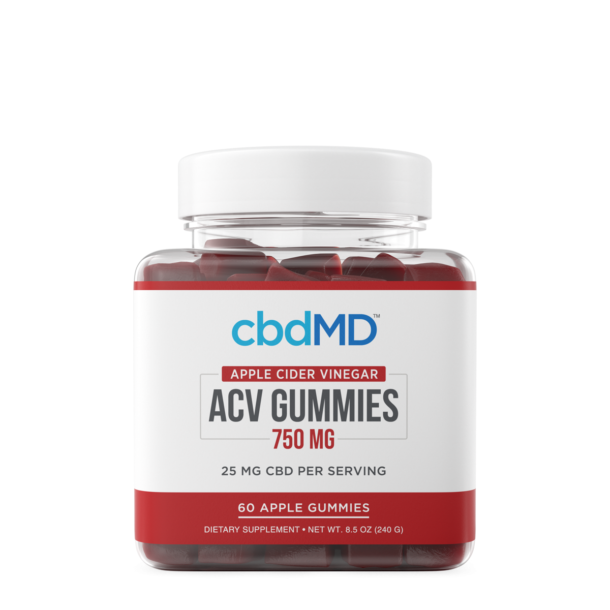 cbdMD Apple Cider Vinegar CBD Gummies