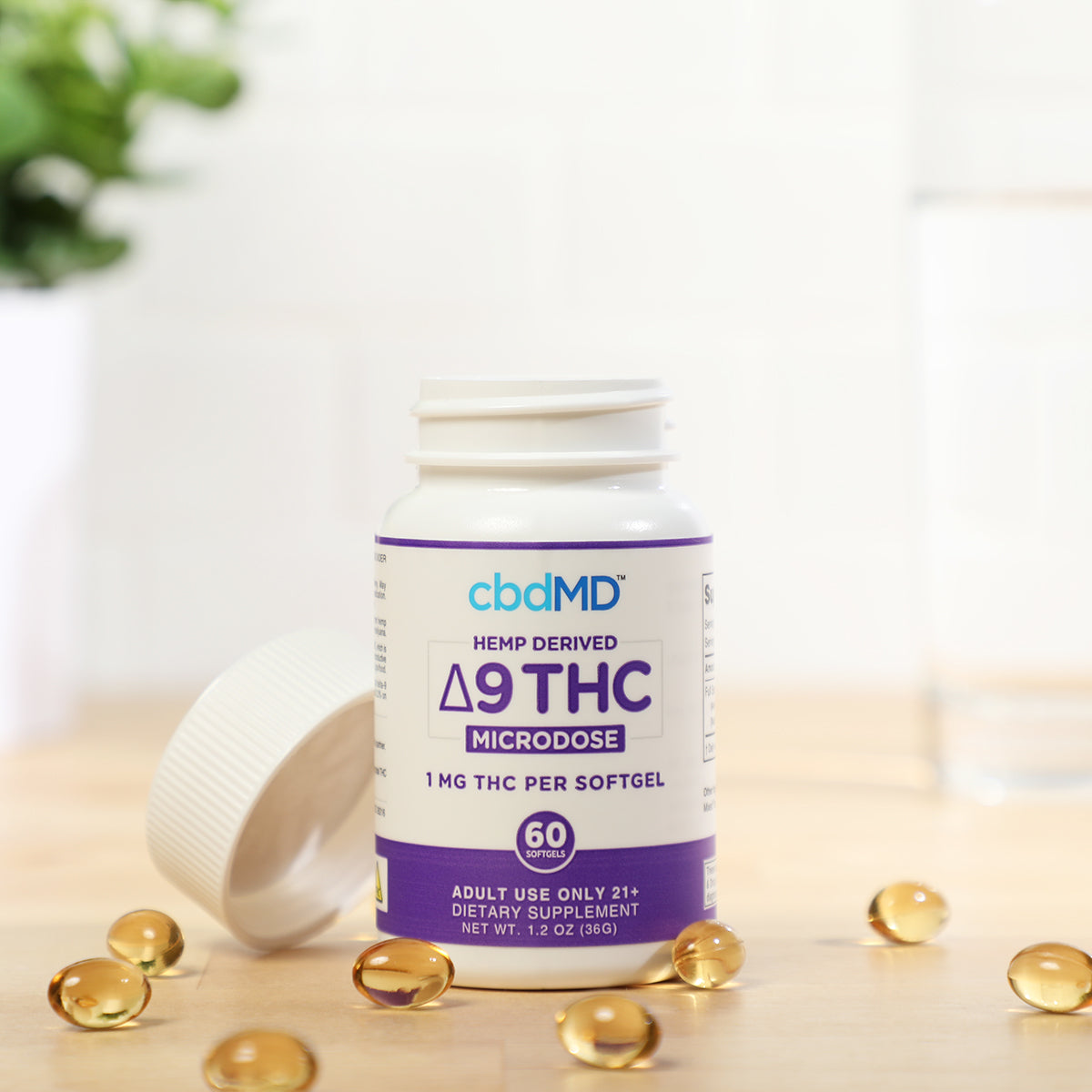 cbdmd delta 9 thc microdose softgels