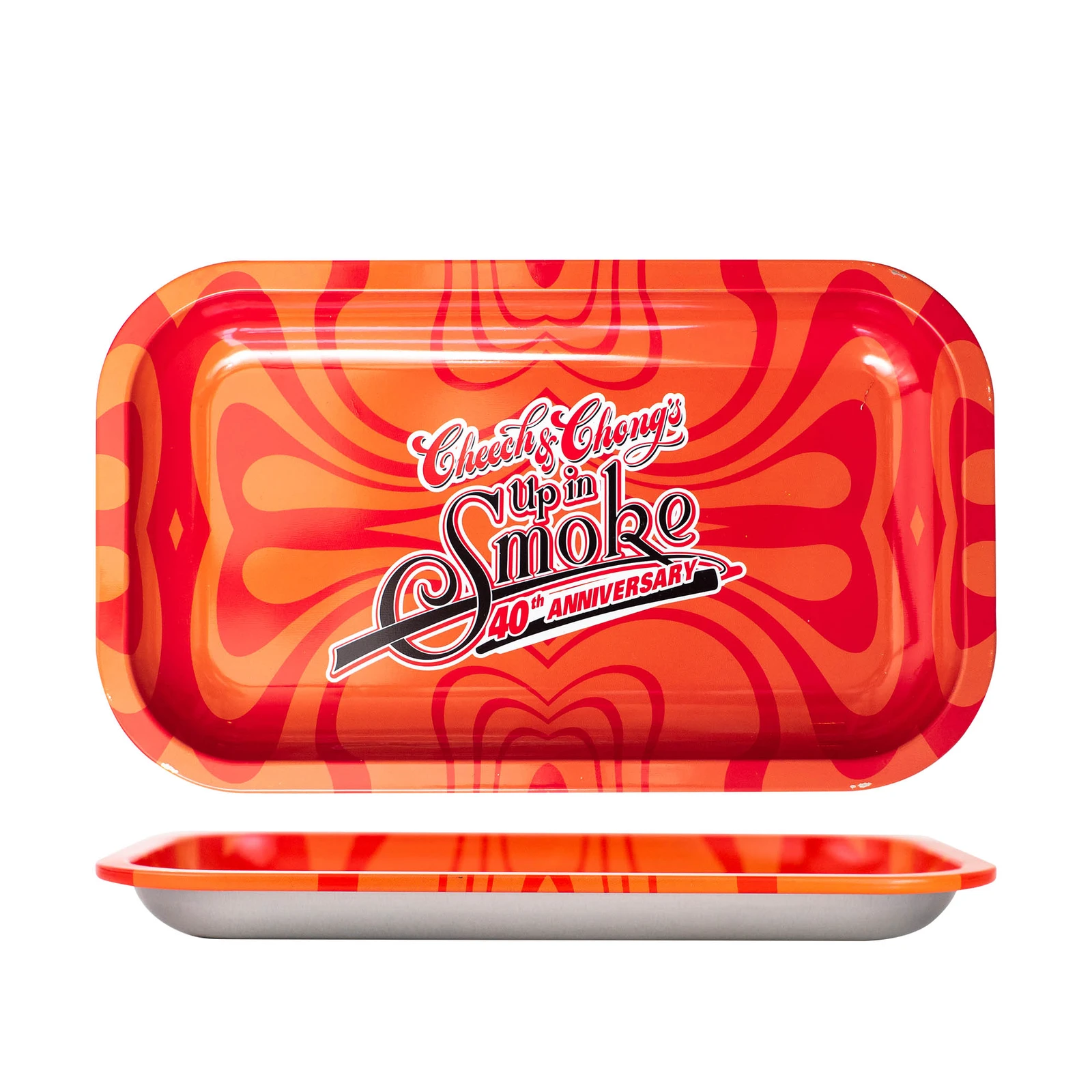 cheech chong up in smoke rolling tray red medium