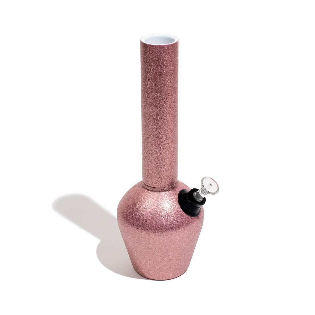Chill 13" Steel Water Pipe - Pink Glitterbomb