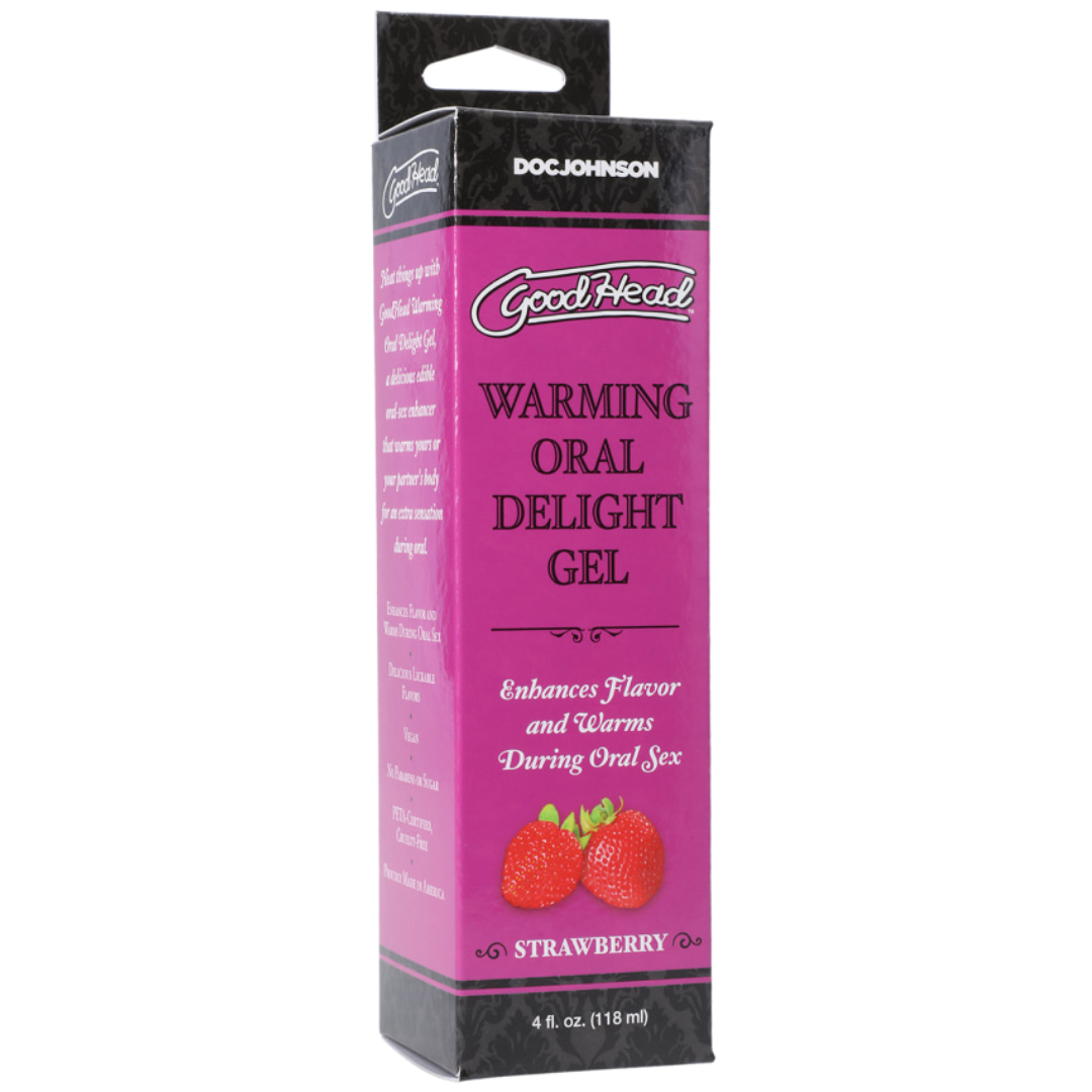 Doc Johnson Goodhead Warming Head Oral Sex Gel Strawberry Box