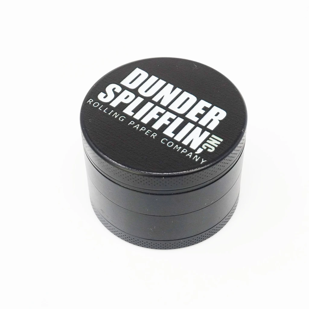 dunder spliffin metal herb grinder black