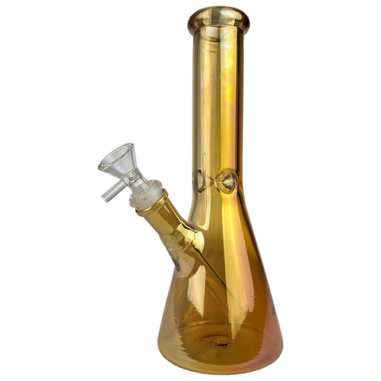 BOOM Electroplated Beaker Bong - 10"