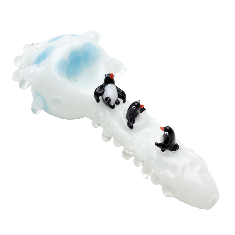 empire glassworks arctic spoon pipe penguin