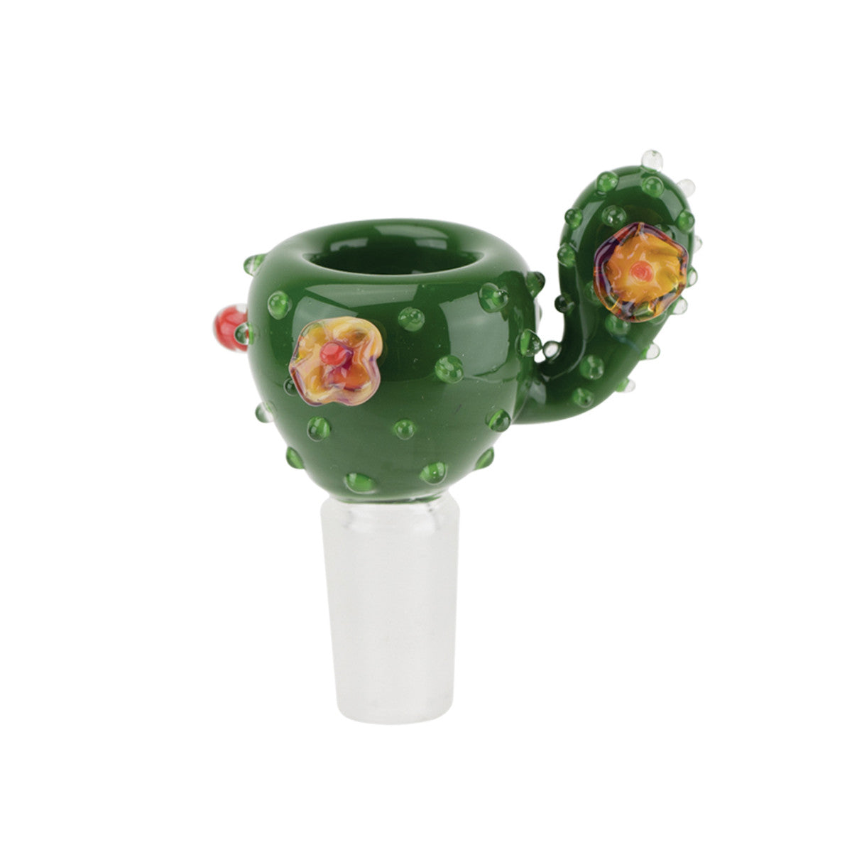 empire glassworks cactus bowl piece uv reactive glass