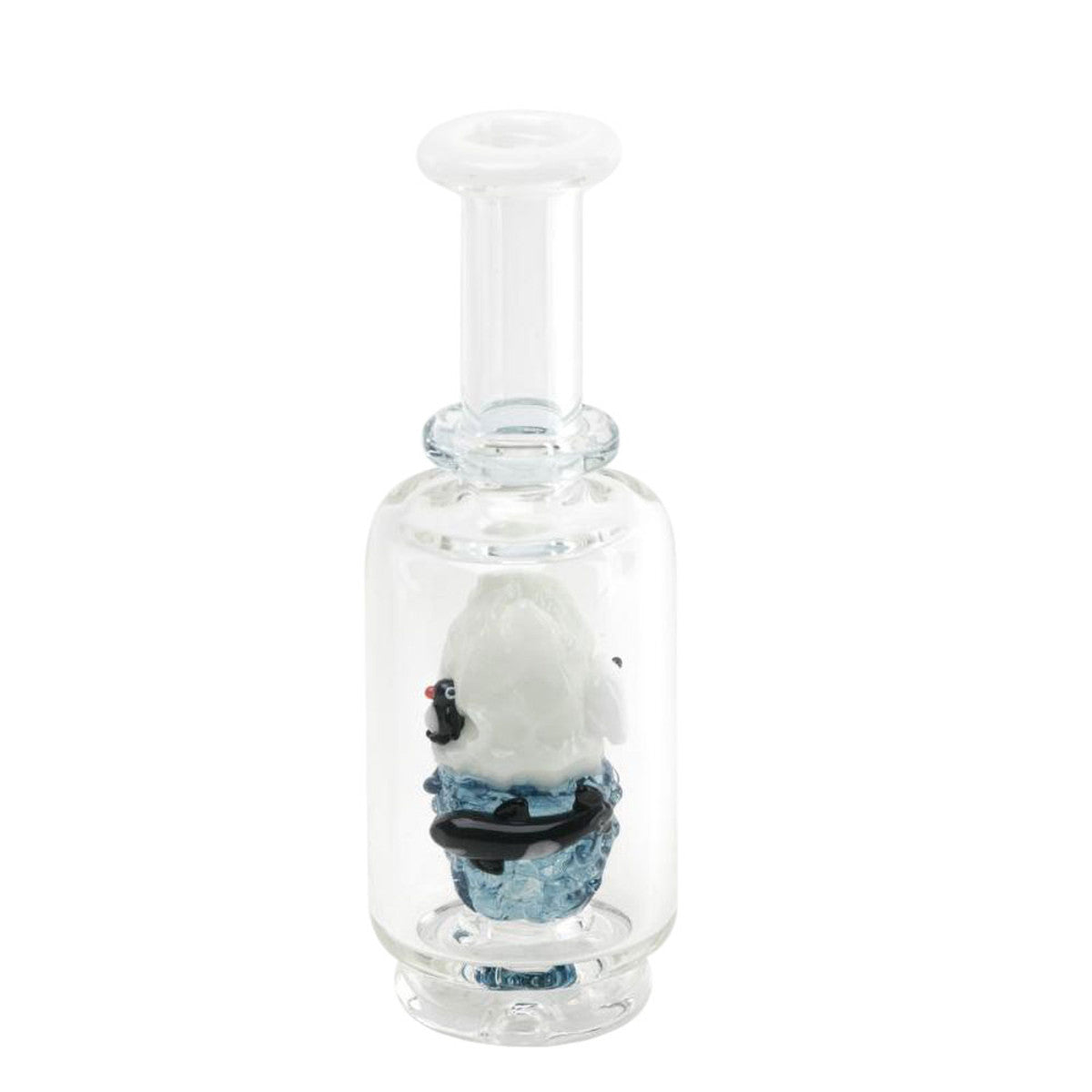 empire glassworks puffco peak avenge the arctic attachment glass top