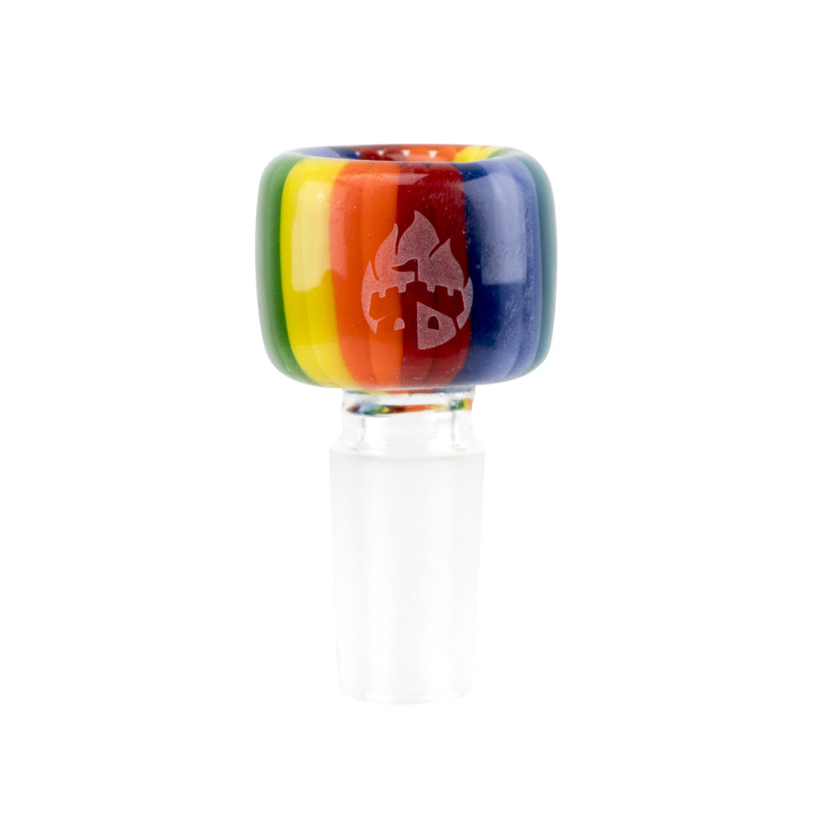empire glassworks rainbow bowl piece 14mm male