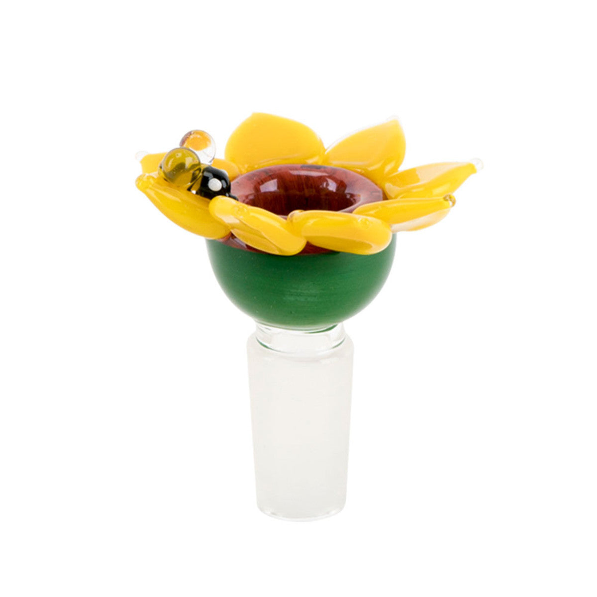empire glassworks sunflower bowl piece 14mm male