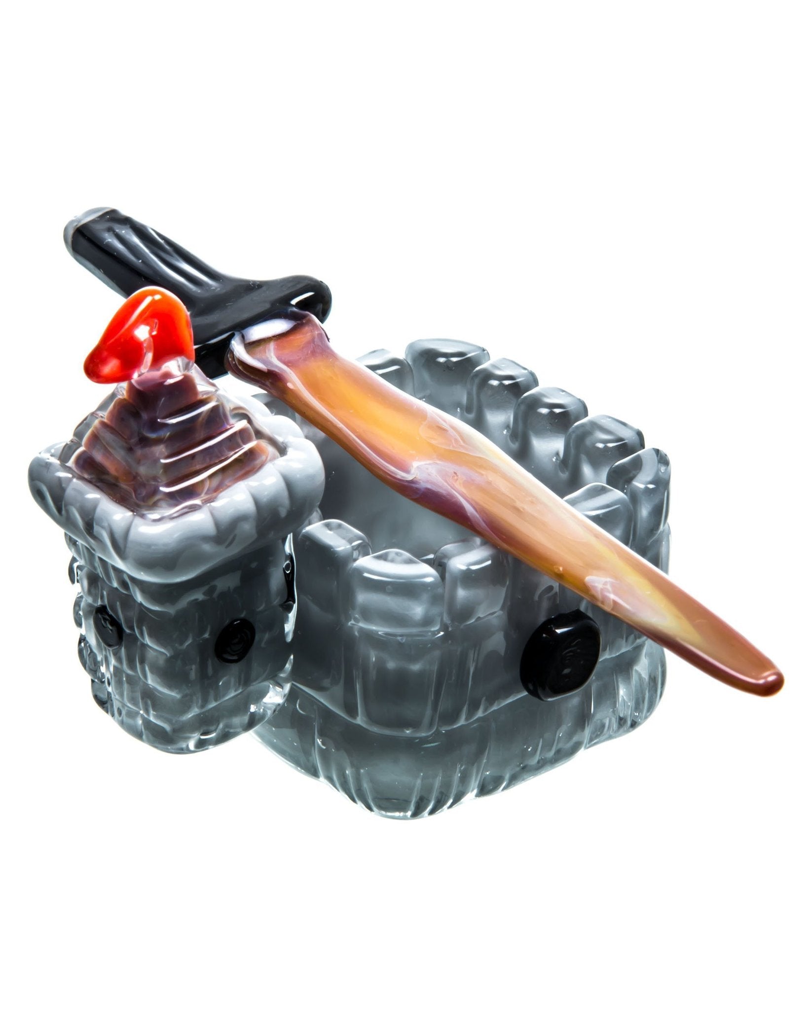 Empire Glassworks Castle Themed Dish & Dabber Set