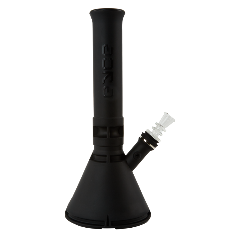 eyce silicone beaker bong black