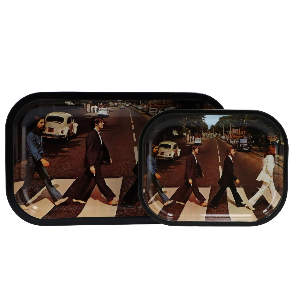 fab 4 abbey road rolling tray small medium