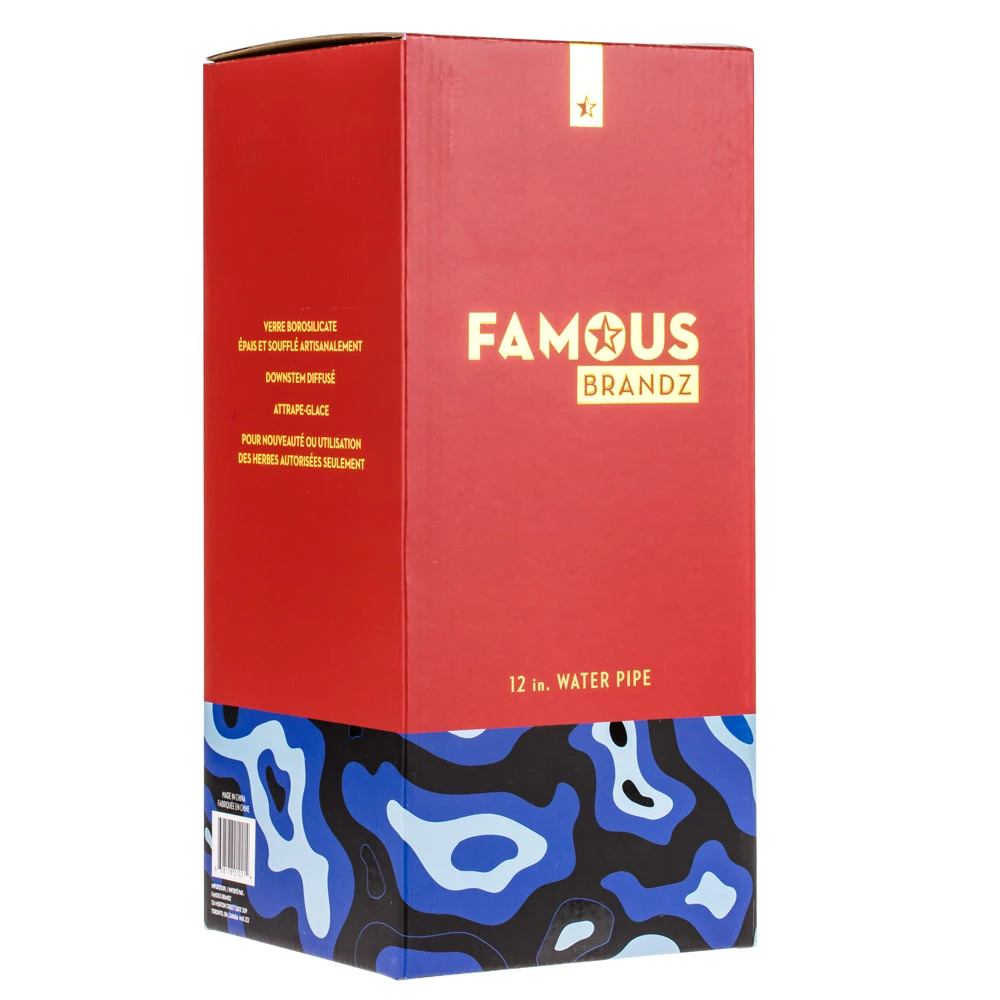 Famous Brandz 12" Water Pipe - Fabric