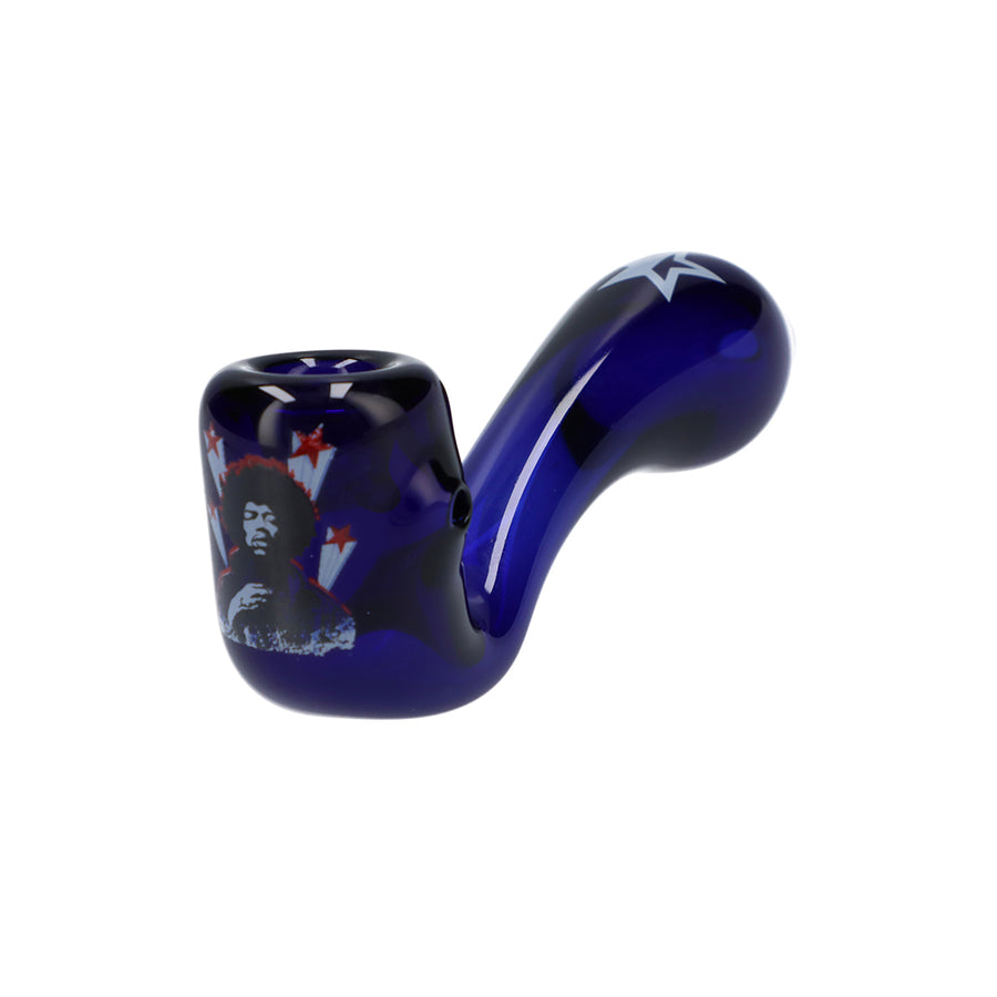 famous brandz rock legends jimi hendrix star sherlock pipe blue