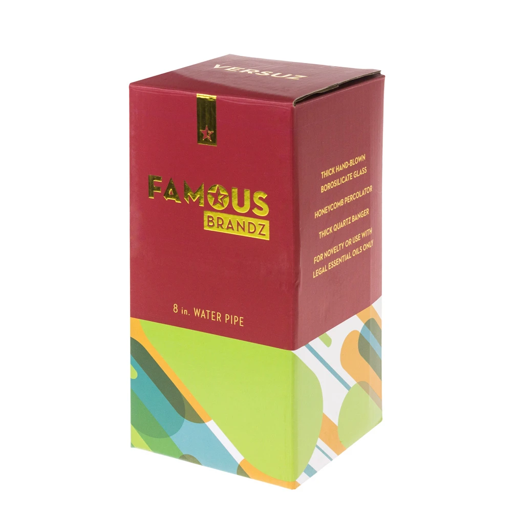 famous design versuz dab rig box water pipe