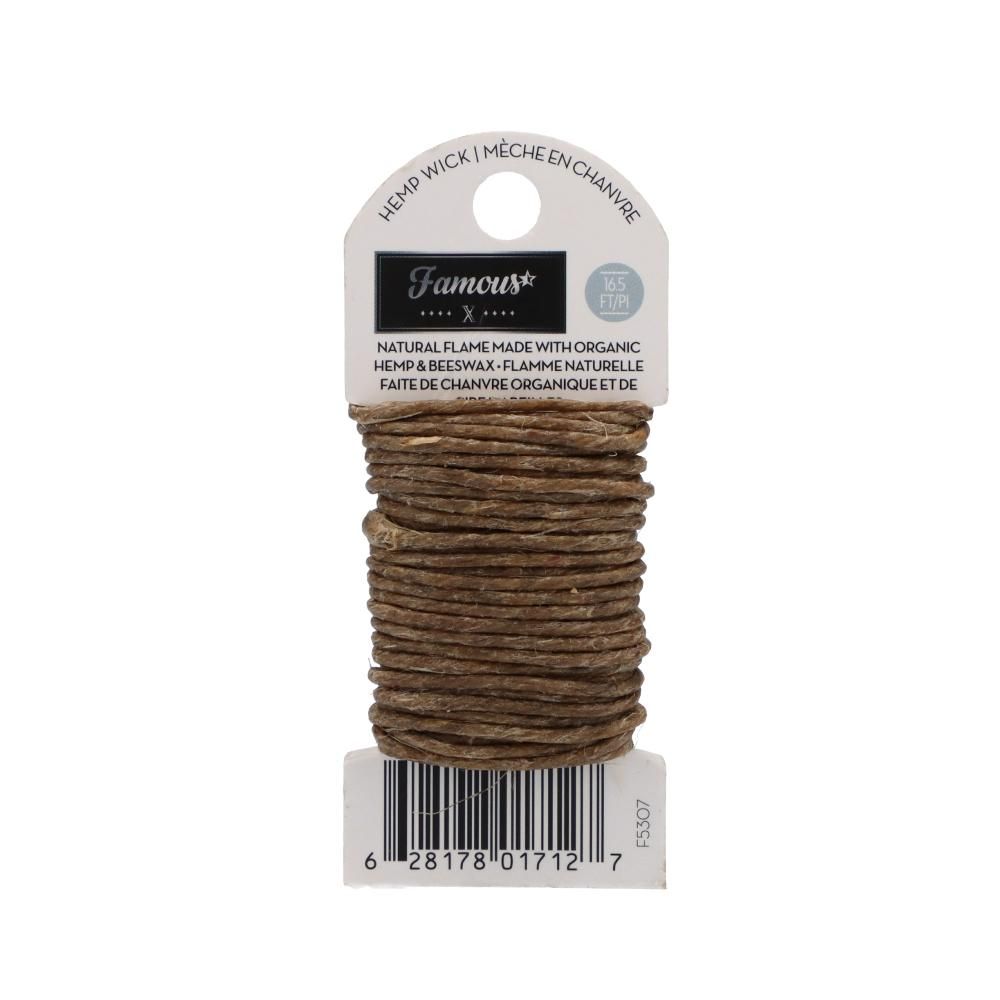 famous brandz hemp wick 16 ft