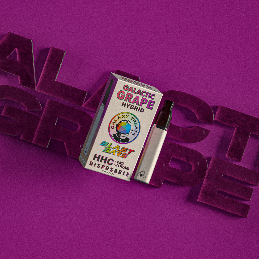 galaxy treats hhc vape pen galactic grape purple