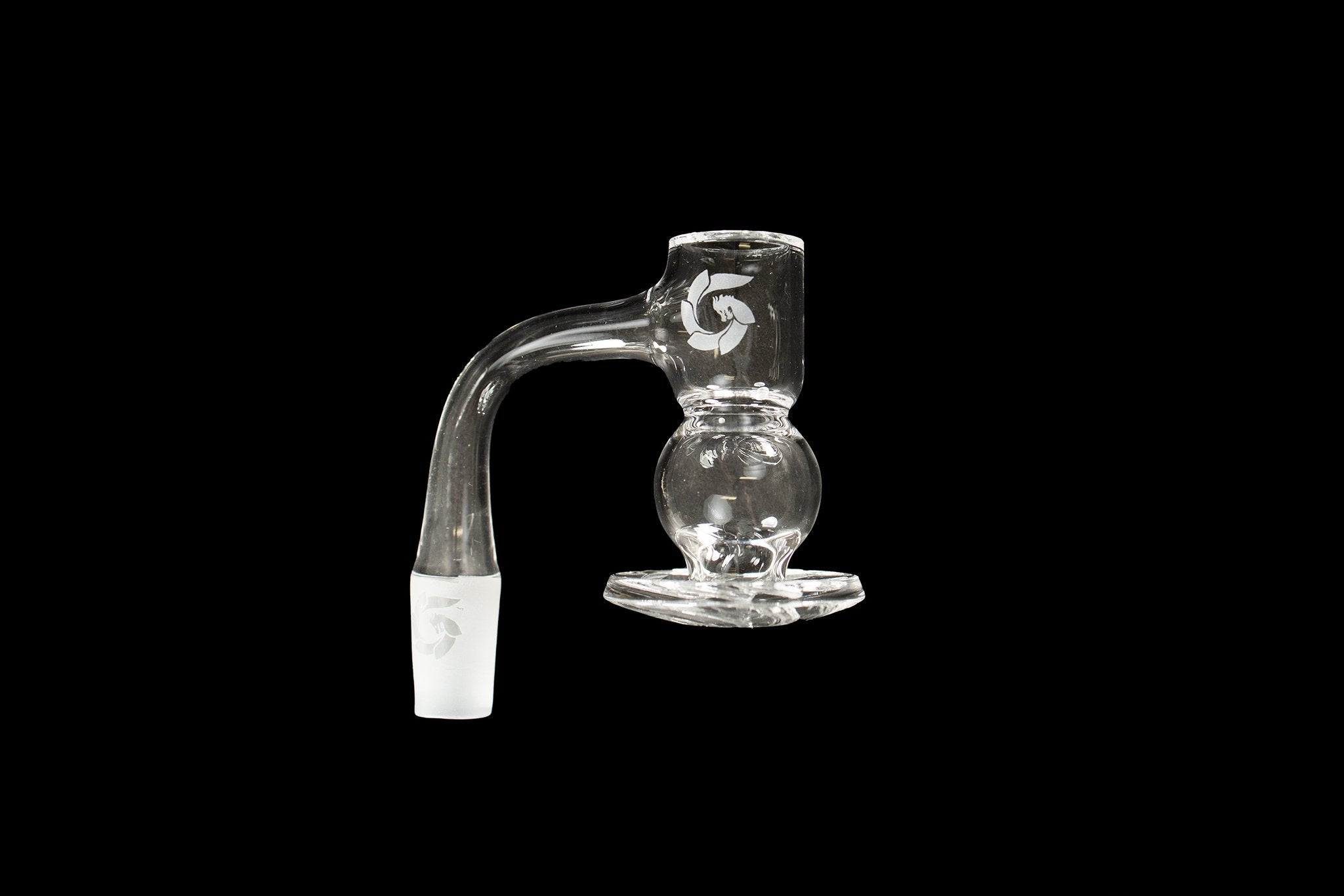 glass house egg turbo quartz banger 14mm male 90 degree