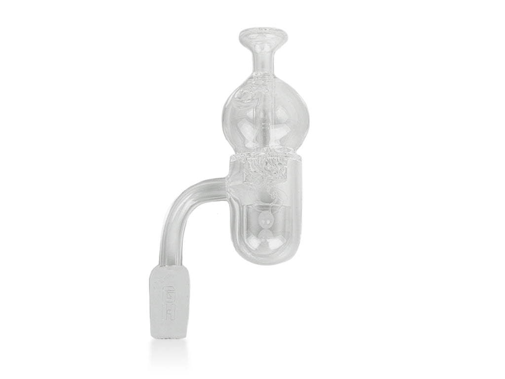 glass house quartz banger 14mm 90 degree ice