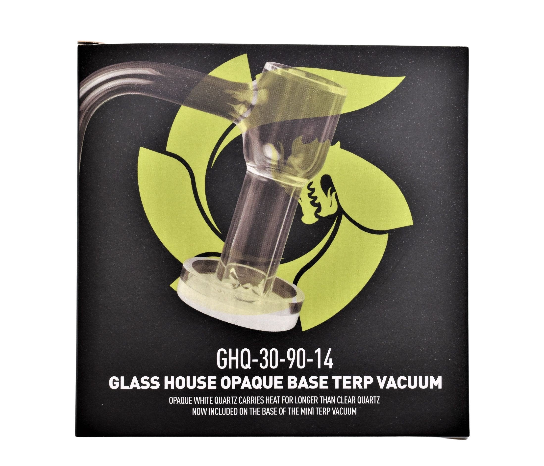 glasshouse quartz banger 14mm opaque base terp vacuum box