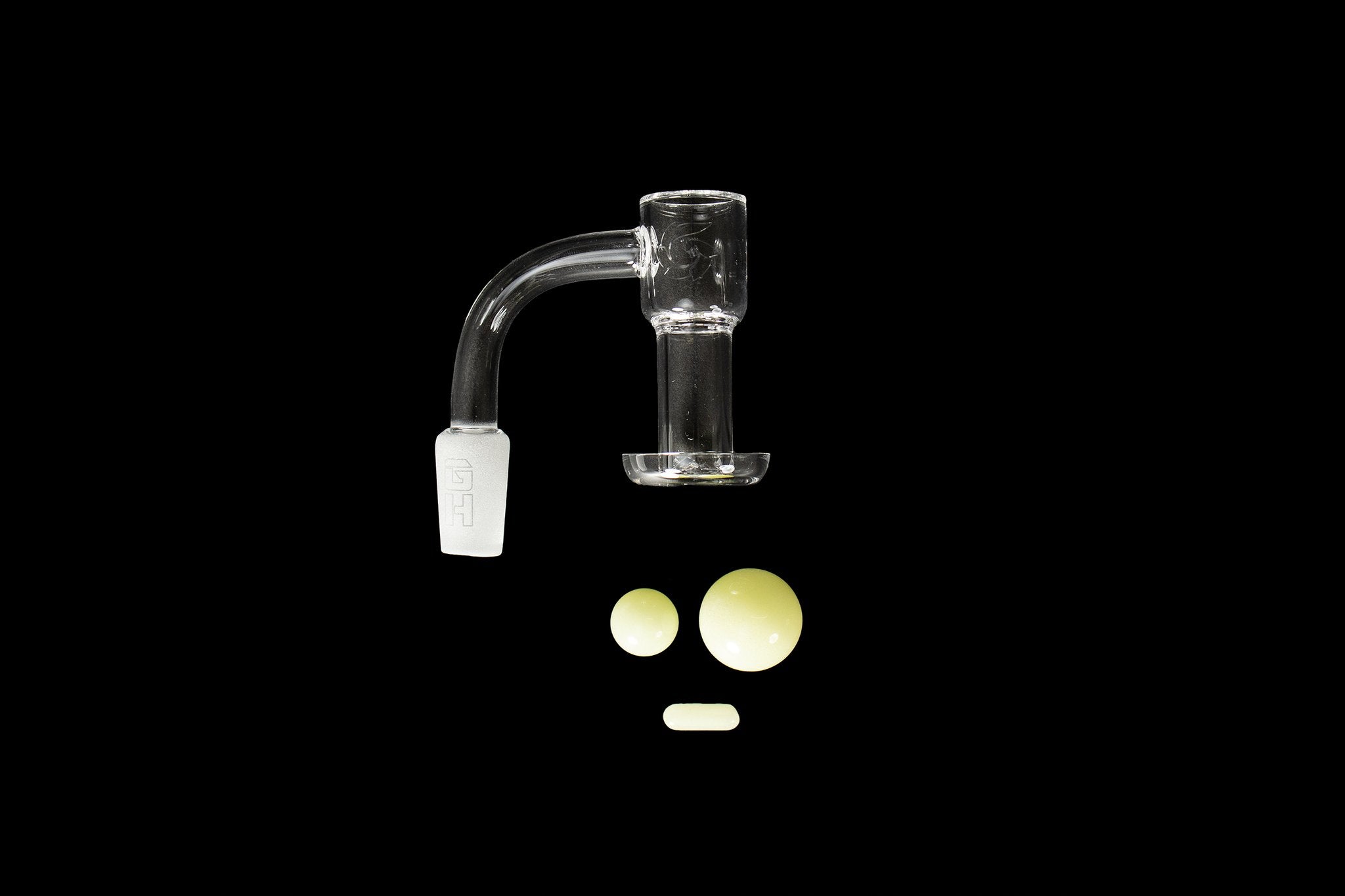 glasshouse quartz banger set terp pearls vacuum kit