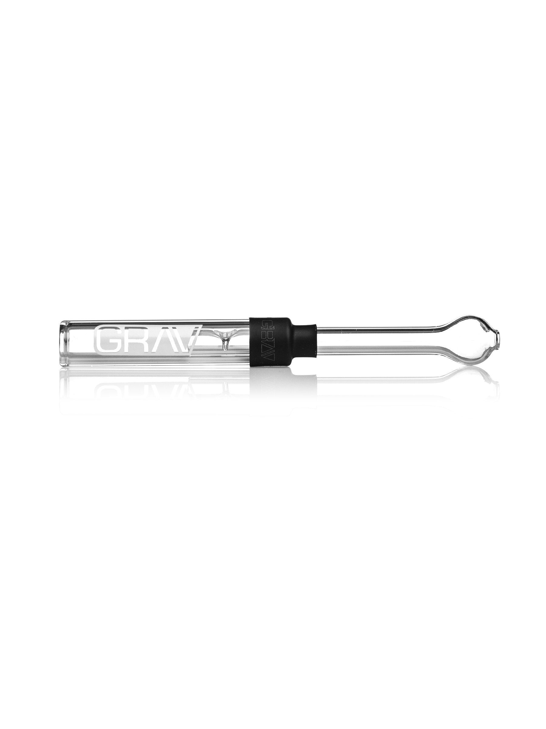 grav labs glass blunt white heatshrink tubing
