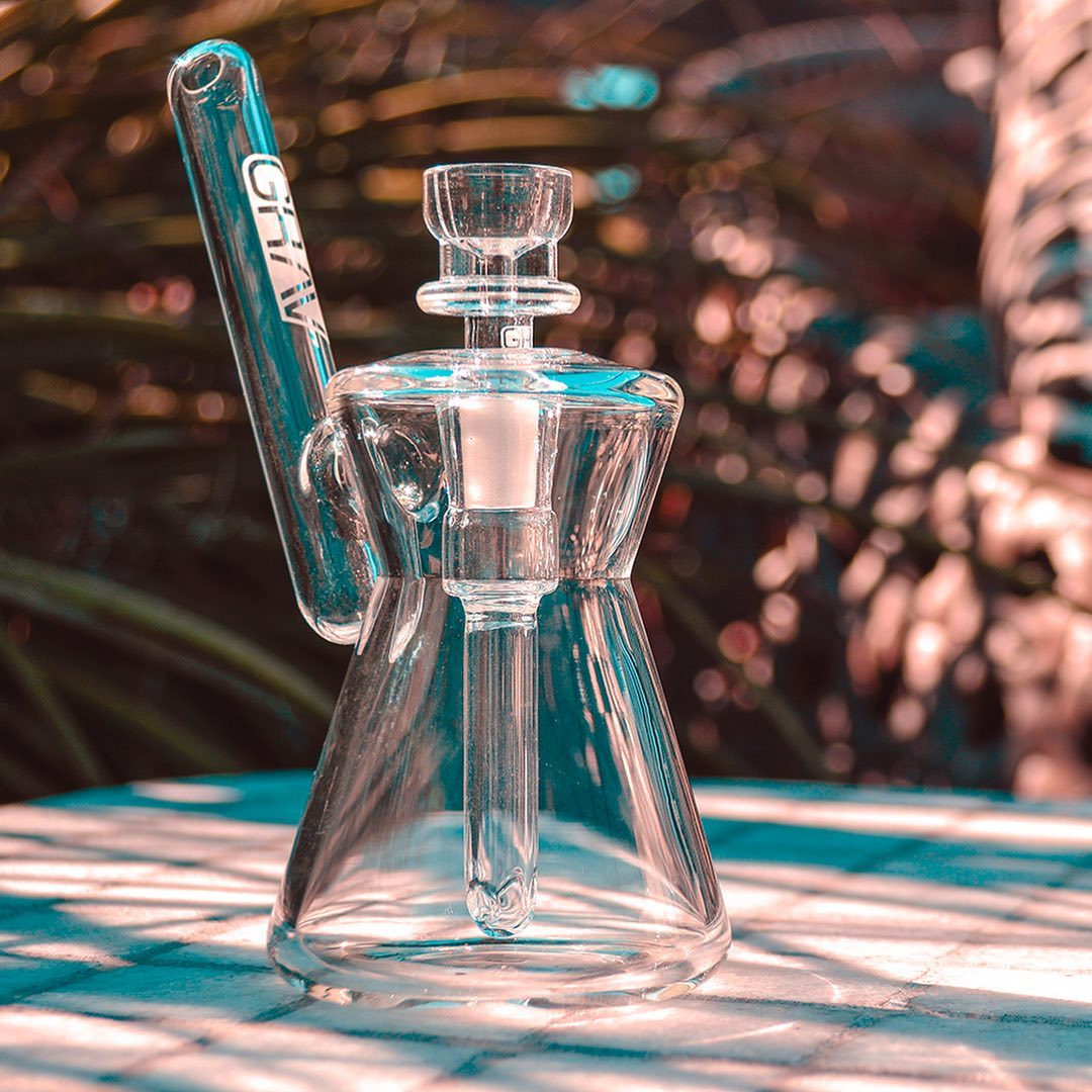 grav labs hourglass pocket bubbler