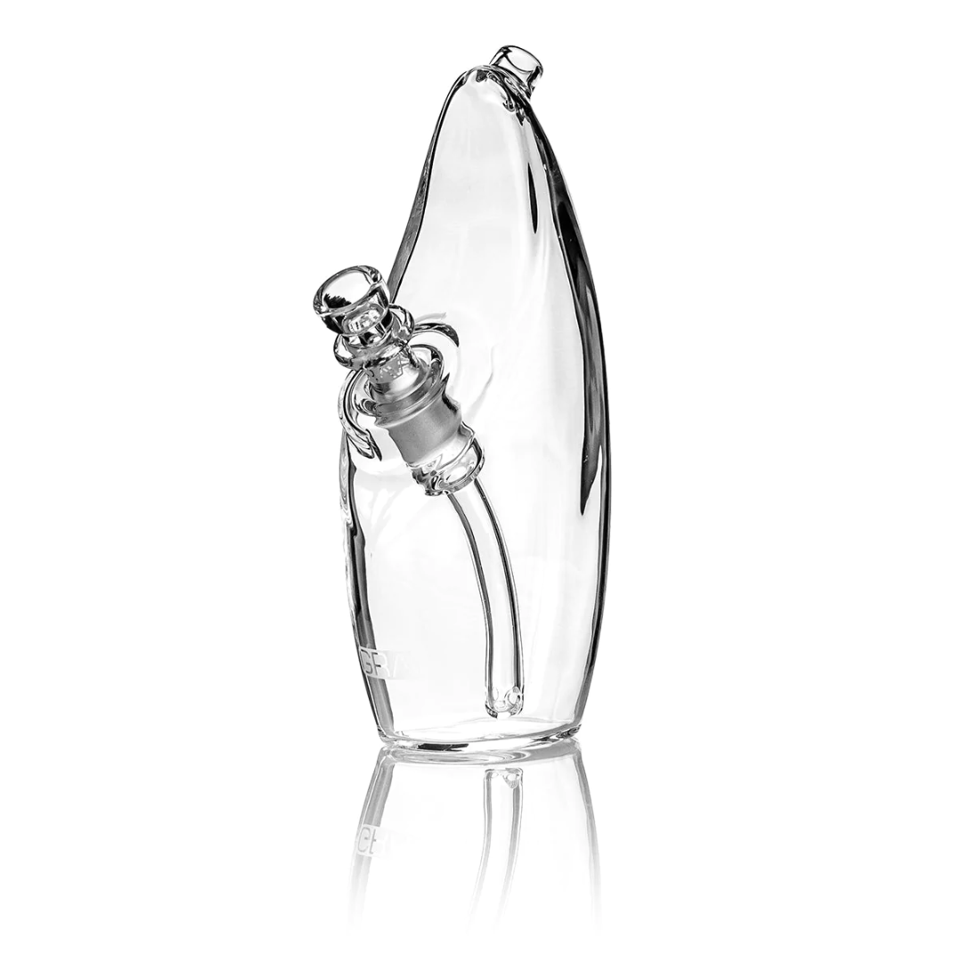 grav rain bubbler glass water pipe bong