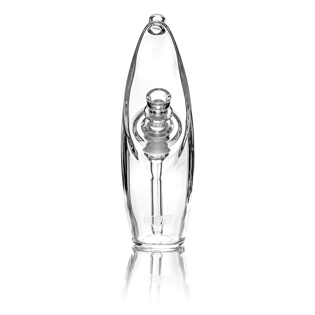 grav rain bubbler glass water pipe