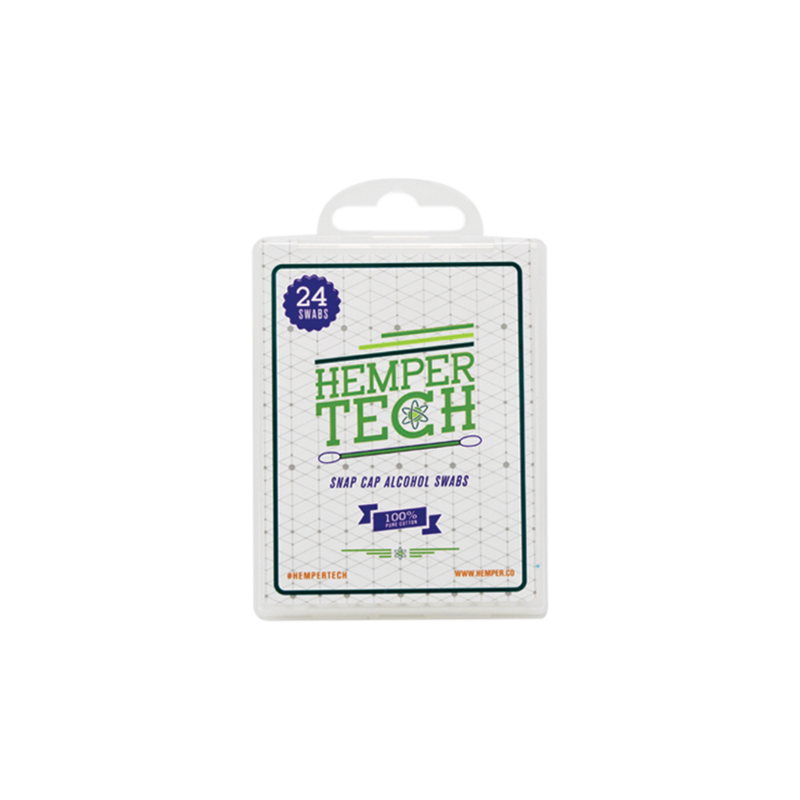hemper tech snap cap alcohol swabs 24