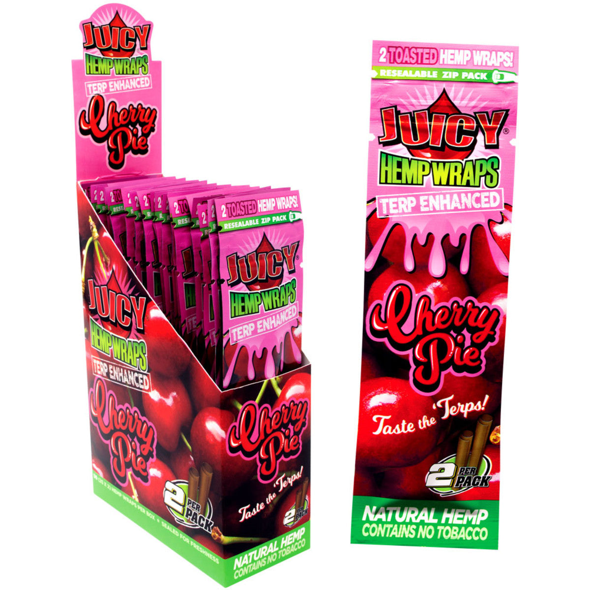 Juicy Terp Enhanced Hemp Wraps | 25pk Box