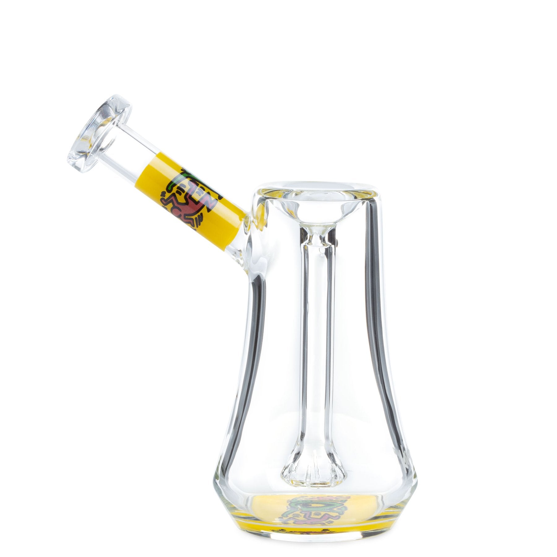keith haring bubbler pipe yellow
