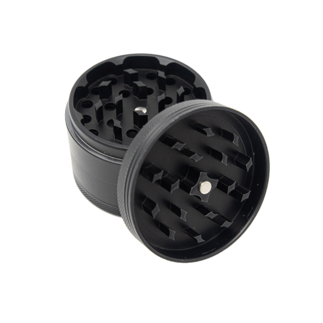 king palm aluminum grinder 4 piece black