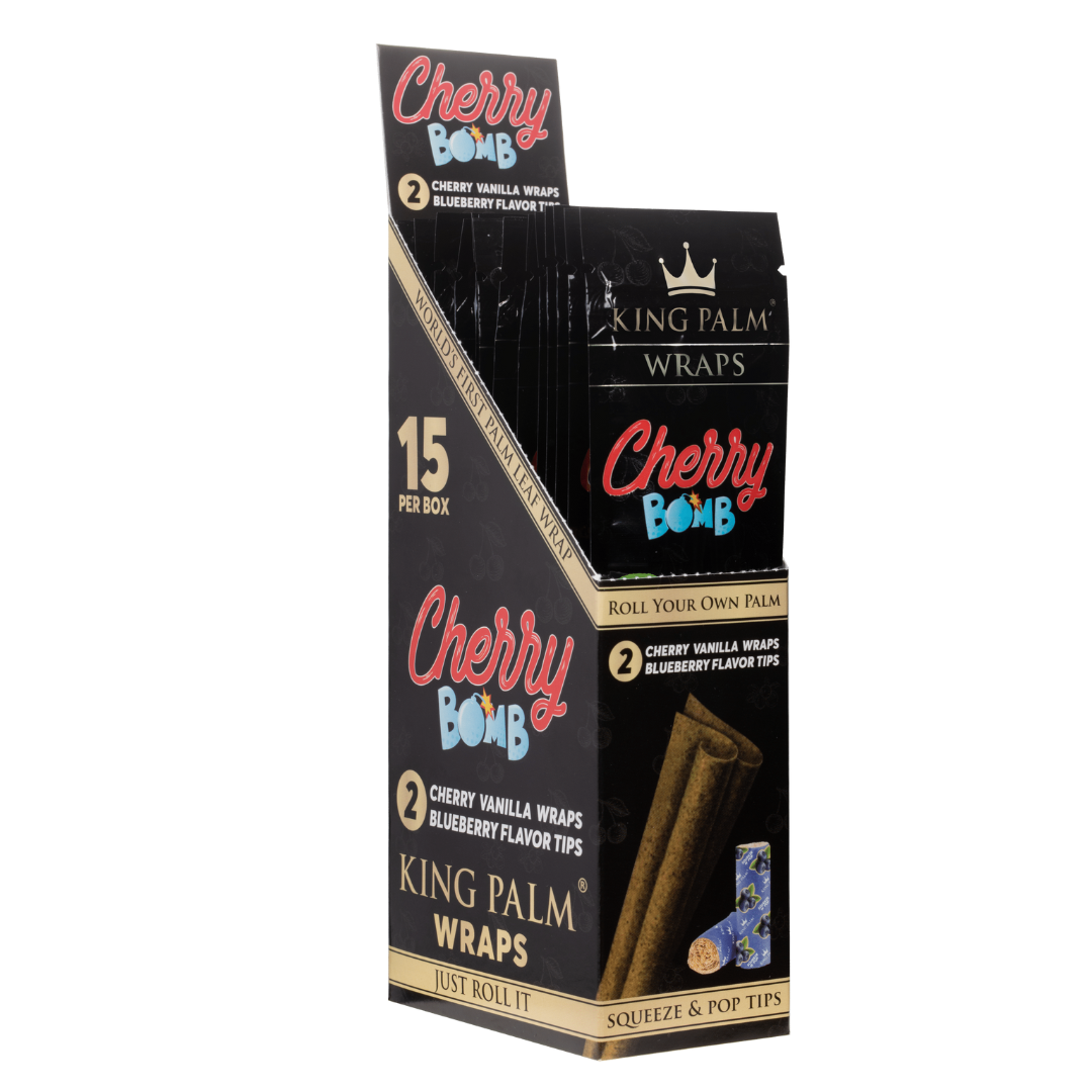 king palm blunt wraps cherry bomb box