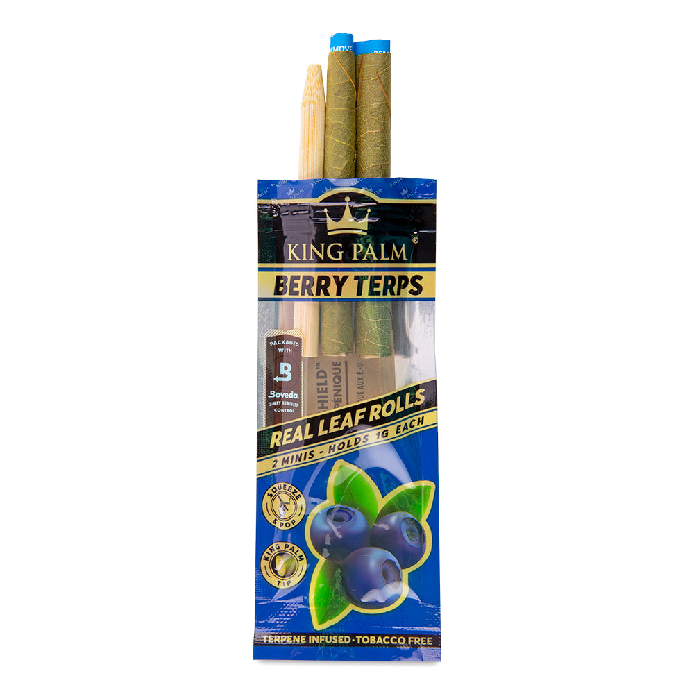 king palm leaf mini cones berry terps