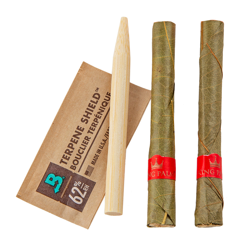 king palm leaf mini cones fruit passion wraps