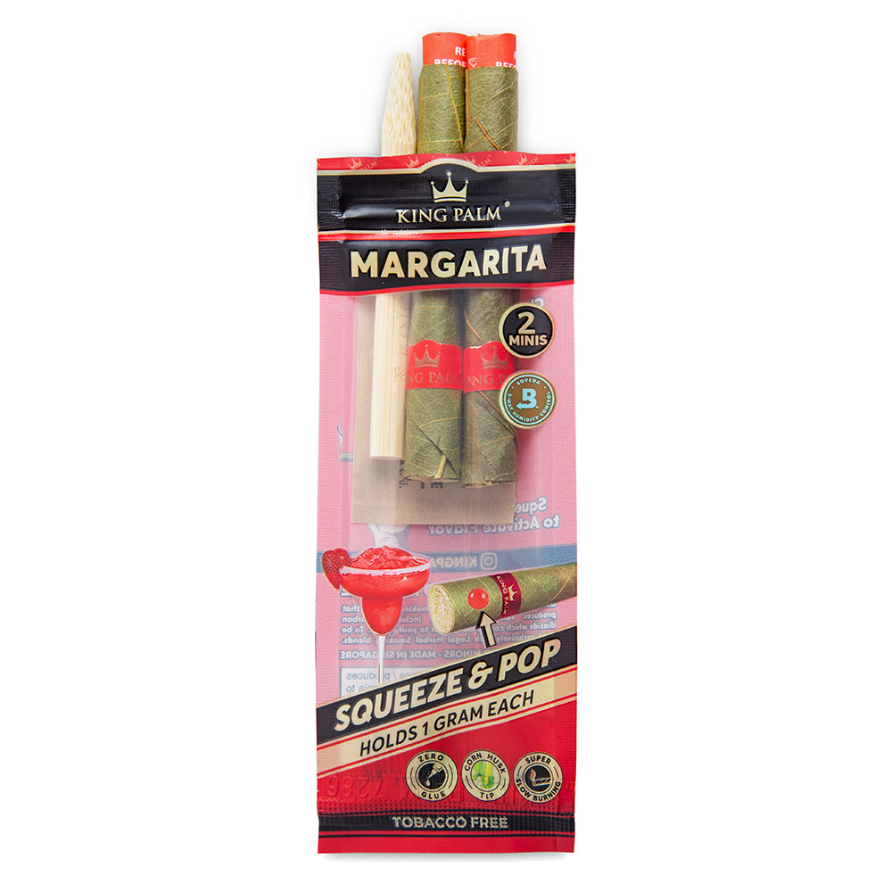 king palm leaf mini cones margarita