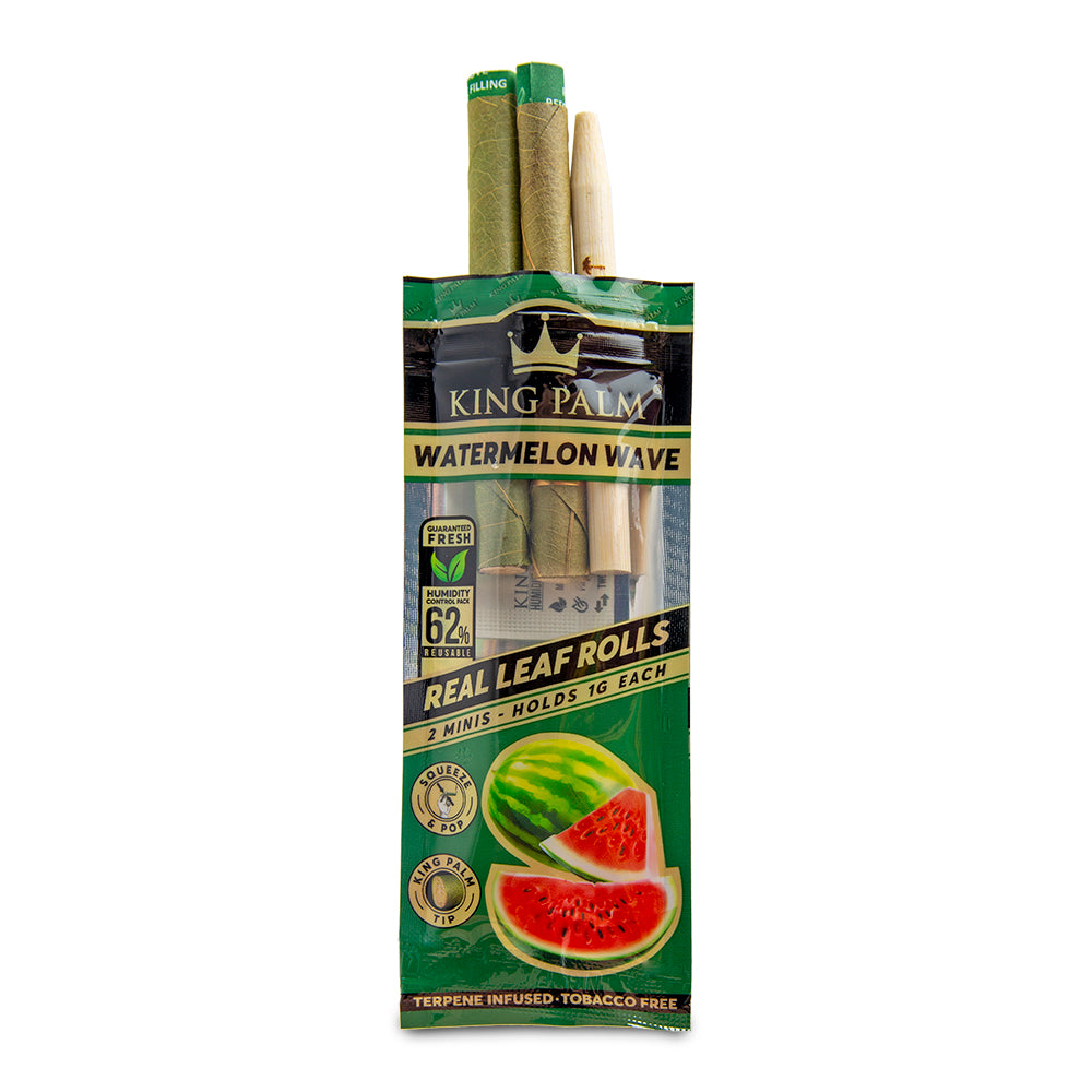 king palm leaf mini cones watermelon wave