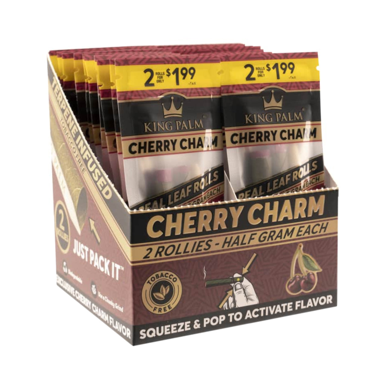 king palm rollies cherry charm wholesale box