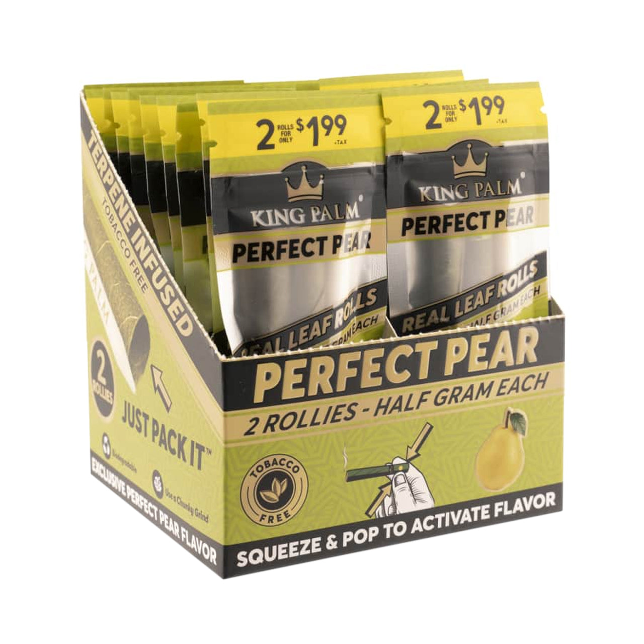 king palm rollies perfect pear wholesale box