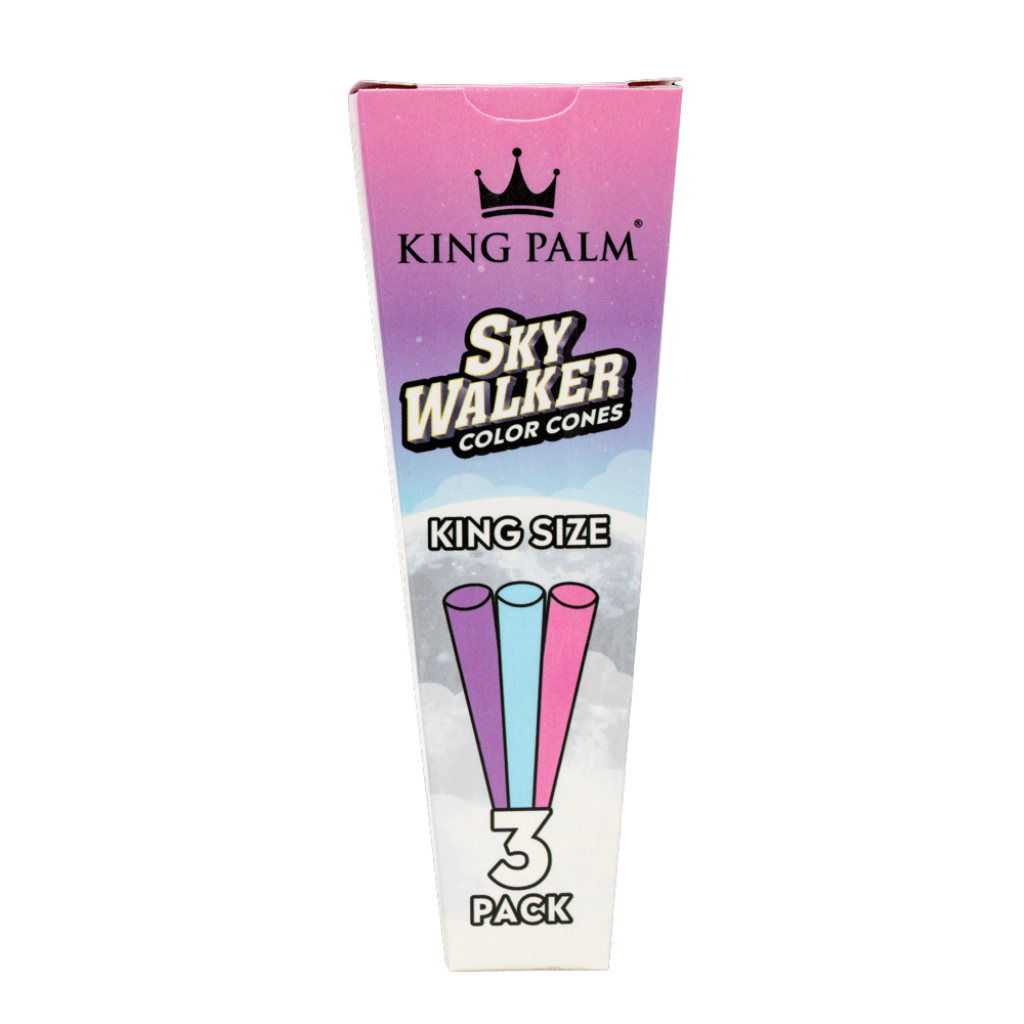 King Palm Skywalker Color Pre-Rolled Cones King Size 3 Pack