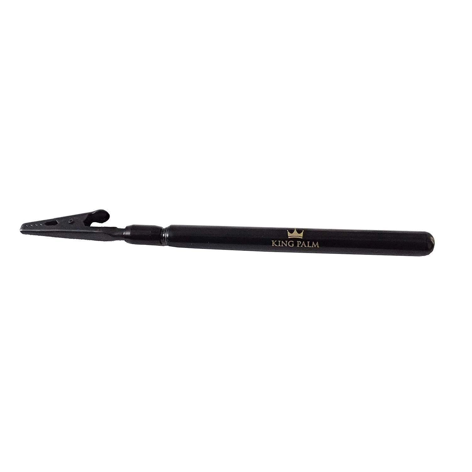king palm smoke roach clip jet black