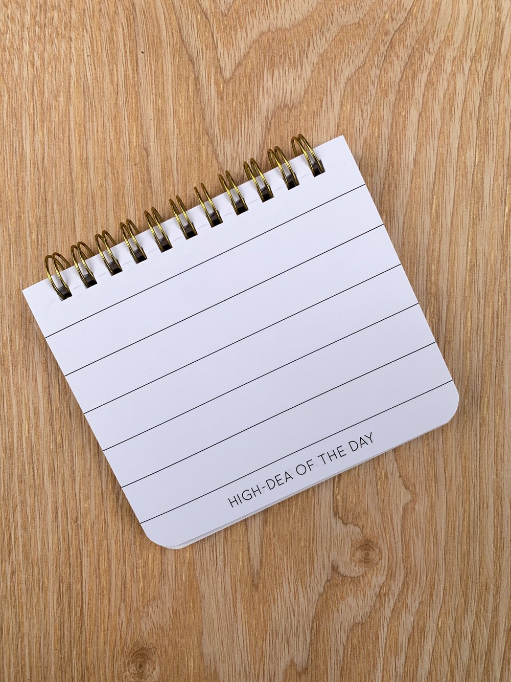 kushkards gold polka pot notebook