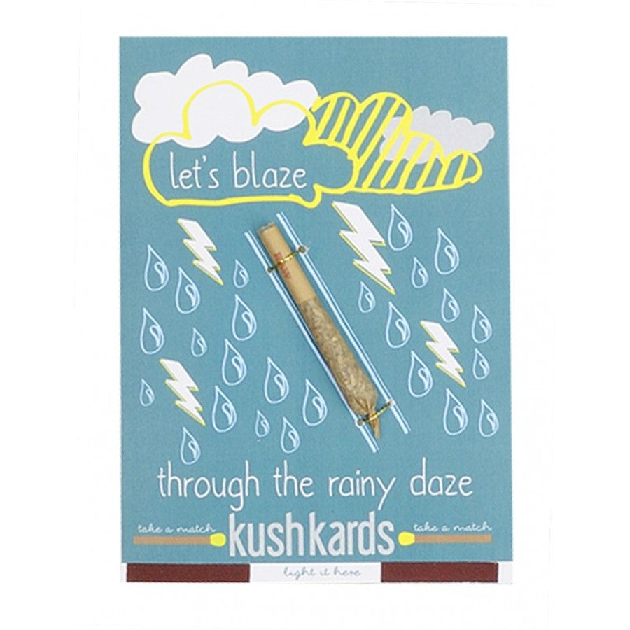 kushkards lets blaze rainy daze