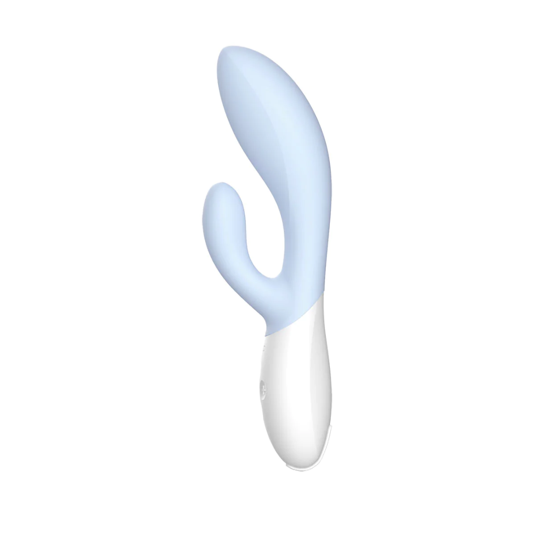 LELO Ina 3 Rabbit Vibrator Dildo Seafoam Blue
