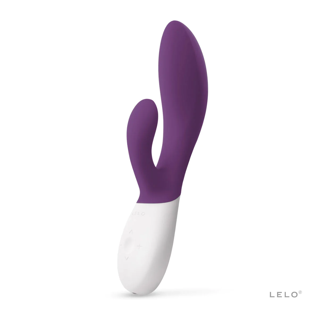 LELO Ina Wave 2 Plum Rabbit Vibrator Dildo