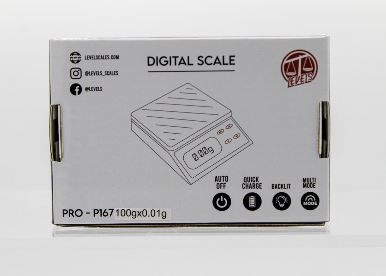 Levels Digital Scale Pro-P167 - 100g x 0.01g